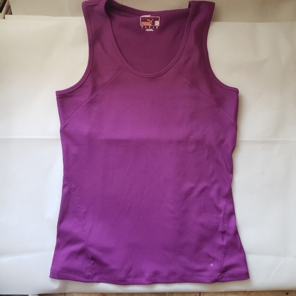 𝅺puma Sport Dry Fit long tank top violet pink - Picture 1 of 6